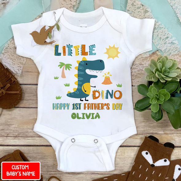 Gift For Daddy Happy 1st Father's  Baby Onesie - NT - NN0405227
