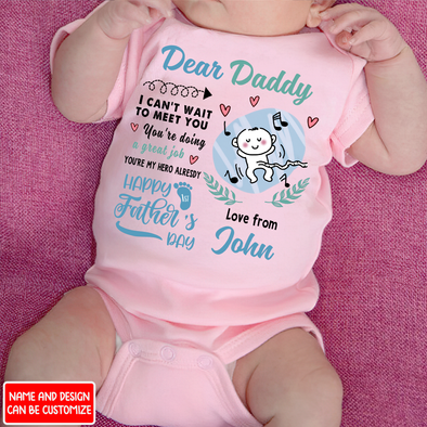 Gift For Daddy You're My Hero Together Baby Onesie - AD - NN2104222