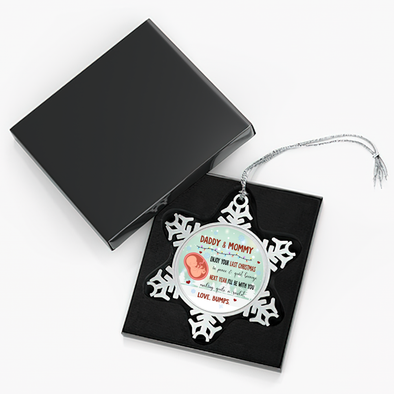Gift For Daddy & Mommy Enjoy Your Last Christmas In Peace & Quiet Christmas Ornament - NT-NN1112215