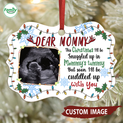 Personalized Mommy Mommy's Tummy Ornament - Nt