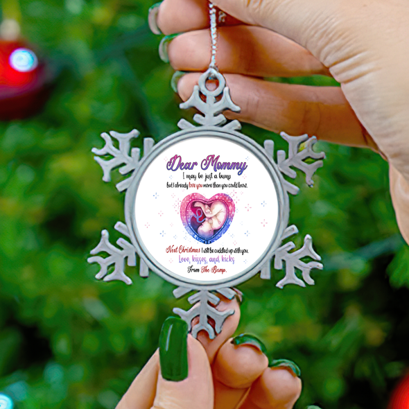 Gift For Future Mommy Next Christmas I Will Be Cuddled Up With You Ornament - NT - NN0212216