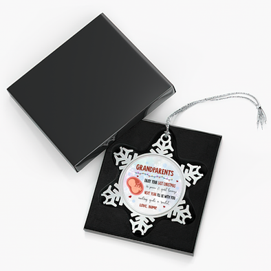 Gift For Future Grandparent Next Year I'll Be With You Making Quite A Racket Ornament - NT - NN0612212
