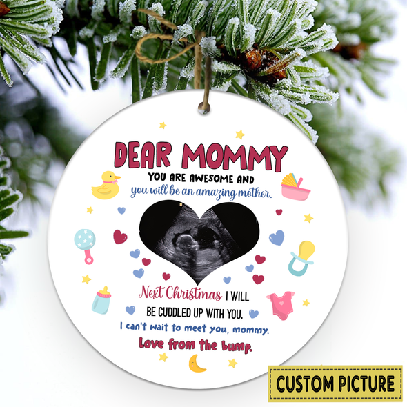 Personalized Gift For Future Mommy You Are Awesome And You Will Be An Amazing Mother Ornament - NT - NN2611217