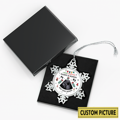 Personalized Gift For Future Daddy And Mommy See You Soon Christmas Ornament - NT-KT25102110