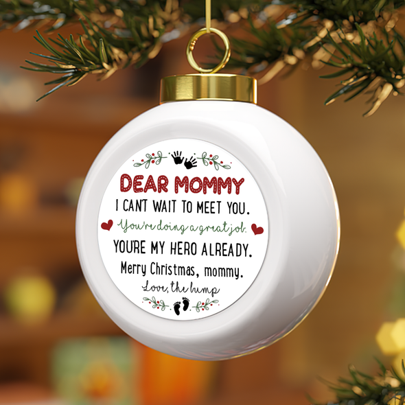 Gift For Future Mommy Can't Wait To Meet You Ornament - NT - NN0212213