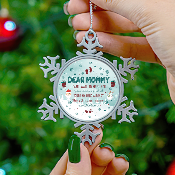 Gift For Future Mommy I Can't To Meet You Christmas Ornament_NT_NN1012211