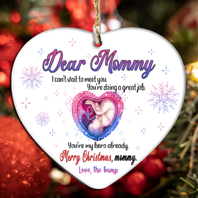 Gift For Future Mommy You're My Hero Already Merry Christmas Ornament - NT - NN2911212