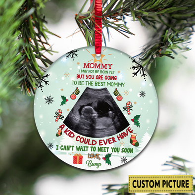 Personalized Gift For Future Mommy Can't Wait To Meet You Soon Ornament - NT - NN2911213