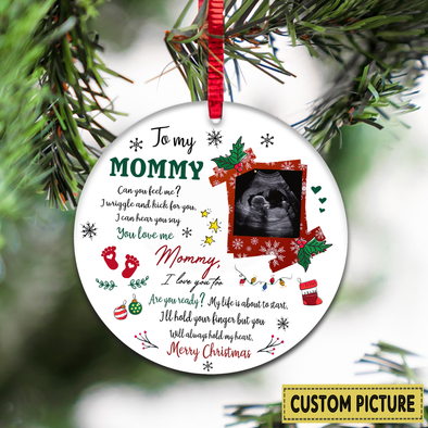 Personalized Gift For Future Mommy You Love Me I Love You Too Ornament - NT - NN2411217