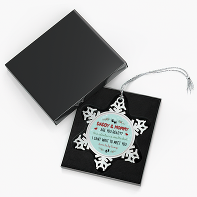 Gift For Future Daddy And Mommy Can't Wait For You Ornament - NT - NN0612211