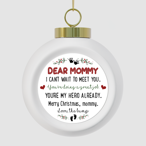 Gift For Future Mommy Can't Wait To Meet You Ornament - NT - NN0212213