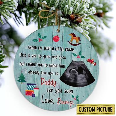 Personalized Gift For Future Daddy See You Soon Ornament - NT - NN2511211