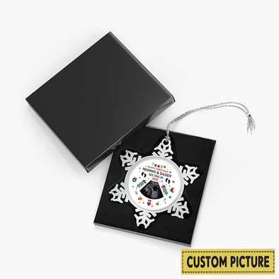 Personalized Gift For Future Mommy And Daddy Happy Christmas See You In 2022 Ornament - NT - NN0212215