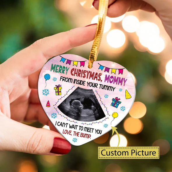Personalized Gift For Future Mommy From Inside Your Tummy  Ornament - NT - NN2110213