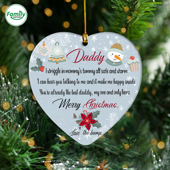 Gift For Future Daddy Merry Christmas Ornament - Nt - NN0510215