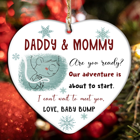 Gift For Future Daddy & MommyAre you ready? Ornament - Nt - NN2010214