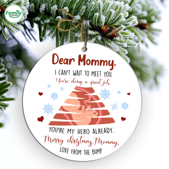 Gift For Future Mommy Merry Christmas 2021 Ornament - Nt - NN1110215