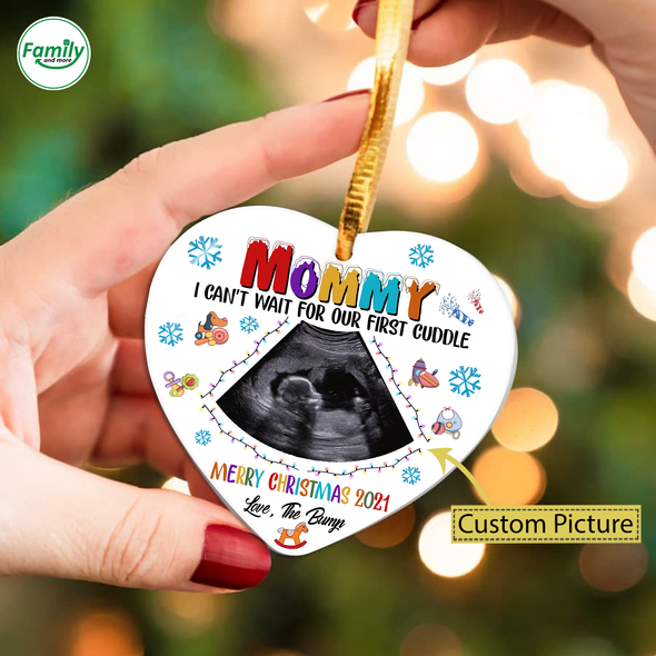 Personalized Gift For Future Mommy Merry Christmas 2021 Ornament - Nt - NN1510211