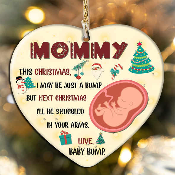 Gift For Future Mommy Enjoy Your Last Christmas In Peace & Quiet Ornament - Nt - NN2710213