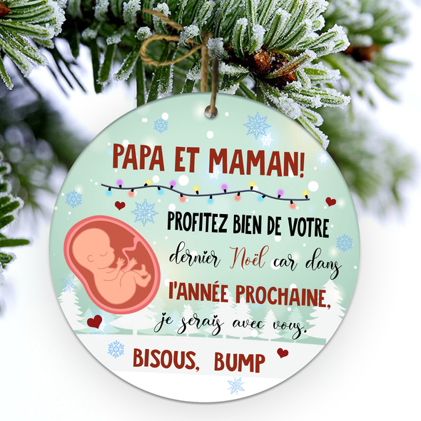 Le Cadeau Pour Future Maman Et Papa Va Être Avec Vous Dans l’année Prochaine - NT - NN0811216