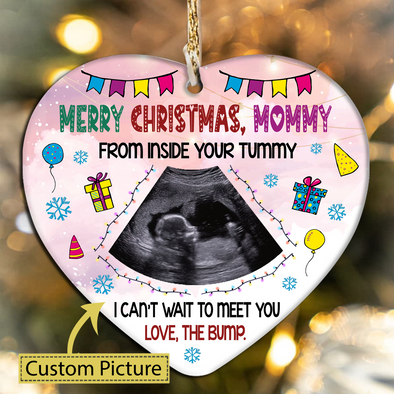 Personalized Gift For Future Mommy From Inside Your Tummy  Ornament - NT - NN2110213