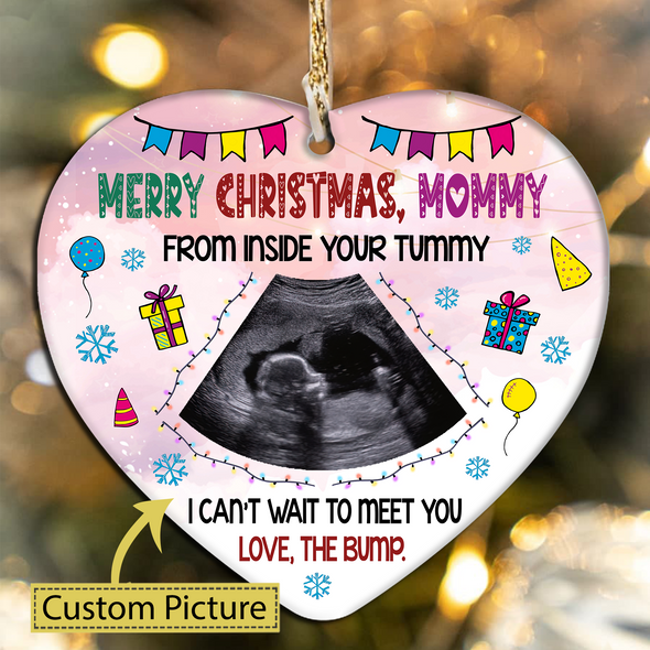 Personalized Gift For Future Mommy From Inside Your Tummy  Ornament - NT - NN2110213