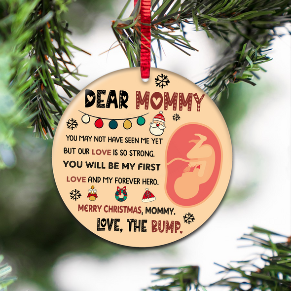 Gift For Future Mommy You Will Be My First Love And My Forever Hero Ornament - Nt - NN2510213
