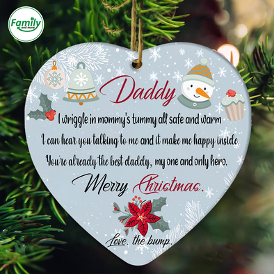 Gift For Future Daddy Merry Christmas Ornament - Nt - NN0510215