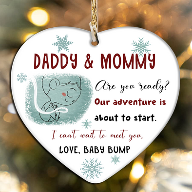 Gift For Future Daddy & MommyAre you ready? Ornament - Nt - NN2010214