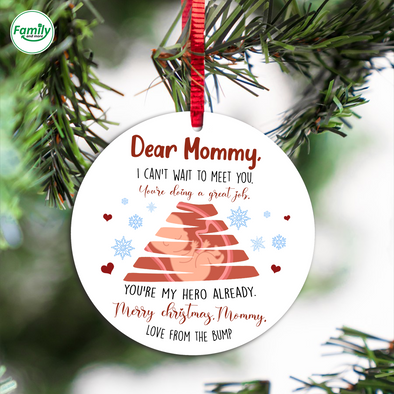 Gift For Future Mommy Merry Christmas 2021 Ornament - Nt - NN1110215