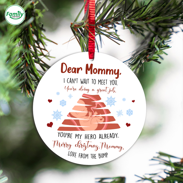 Gift For Future Mommy Merry Christmas 2021 Ornament - Nt - NN1110215