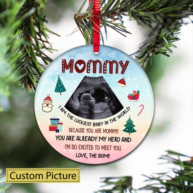 Personalized Gift For Future Mommy You Are Already My Hero Ornament - Nt - NN2110214