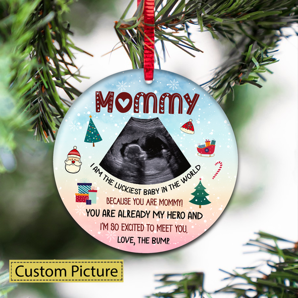 Personalized Gift For Future Mommy You Are Already My Hero Ornament - Nt - NN2110214
