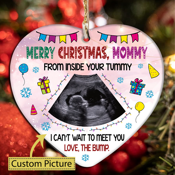 Personalized Gift For Future Mommy From Inside Your Tummy  Ornament - NT - NN2110213