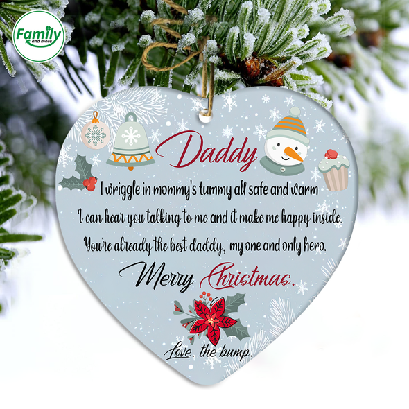Gift For Future Daddy Merry Christmas Ornament - Nt - NN0510215