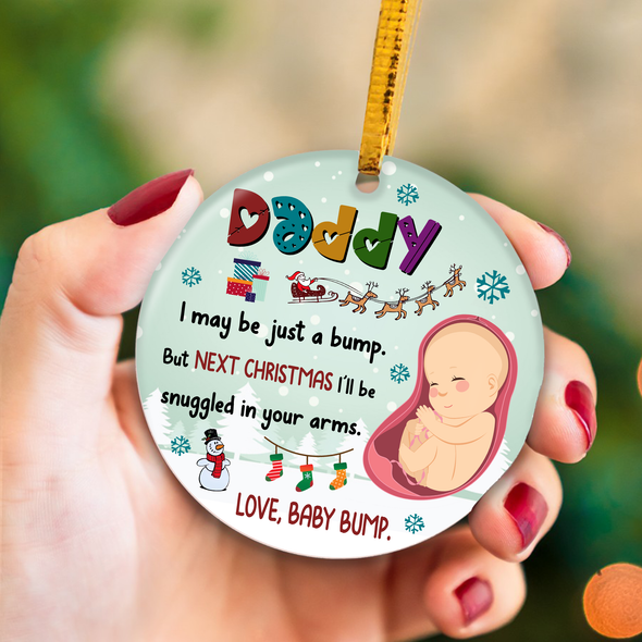 Gift For Furture Daddy Merry Christmas Ornament - Nt - NN2210213