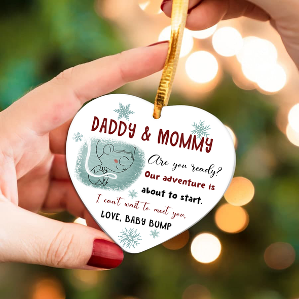 Gift For Future Daddy & MommyAre you ready? Ornament - Nt - NN2010214
