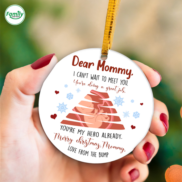 Gift For Future Mommy Merry Christmas 2021 Ornament - Nt - NN1110215
