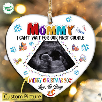 Personalized Gift For Future Mommy Merry Christmas 2021 Ornament - Nt - NN1510211