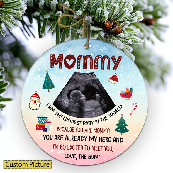 Personalized Gift For Future Mommy You Are Already My Hero Ornament - Nt - NN2110214