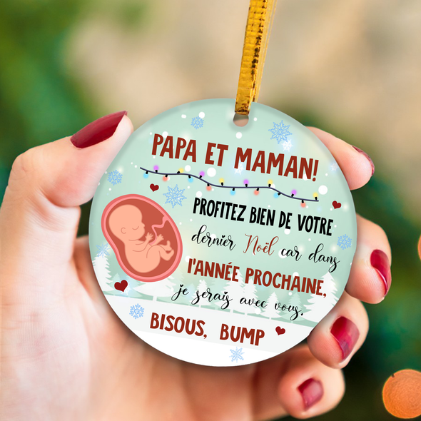 Le Cadeau Pour Future Maman Et Papa Va Être Avec Vous Dans l’année Prochaine - NT - NN0811216