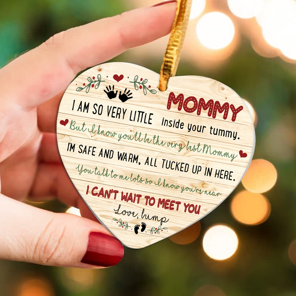Gift For Future Mommy I Am So Very Little Inside Mommy's Tummy Ornament - NT - NN1111219