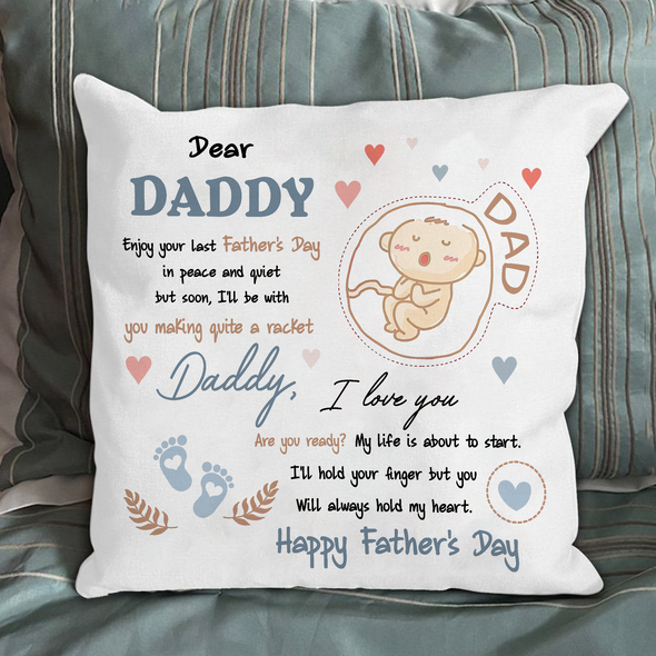 Gift For Future Daddy I Love  Pillow - NT - NN0605224