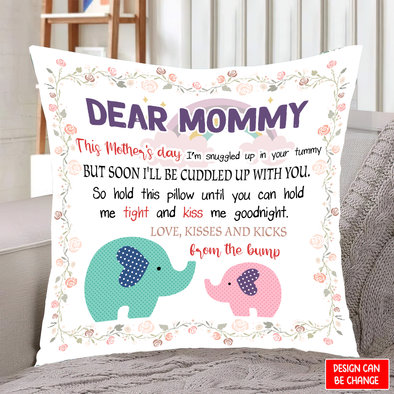 Gift For Future Mommy I'll Be Cuddled Up With You Pillow - NT - NN1803227