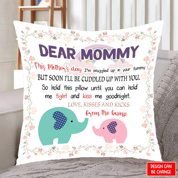 Gift For Future Mommy I'll Be Cuddled Up With You Pillow - NT - NN1803227