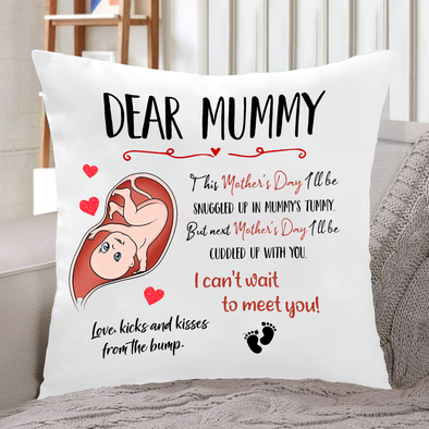 Gift For Mummy  Love, Kicks And Kisses Pillow - Nt - NN0403222