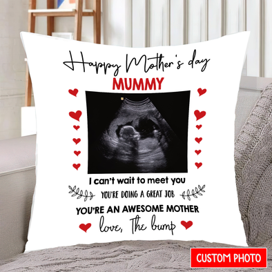 Personalized Gift For Future Mummy I Can't Wait To Meet You Pillow - NT - NN0203223