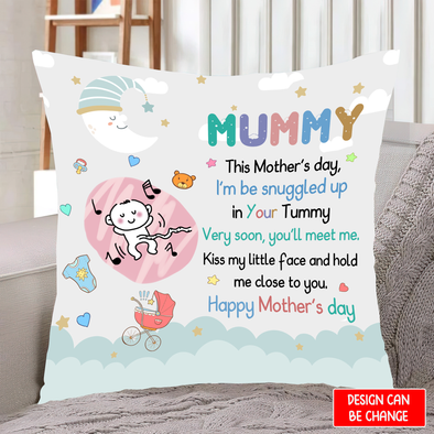 Personalized Gift For Future Mummy Very Soon, You Will Meet Me Pillow - NT - NN1602225