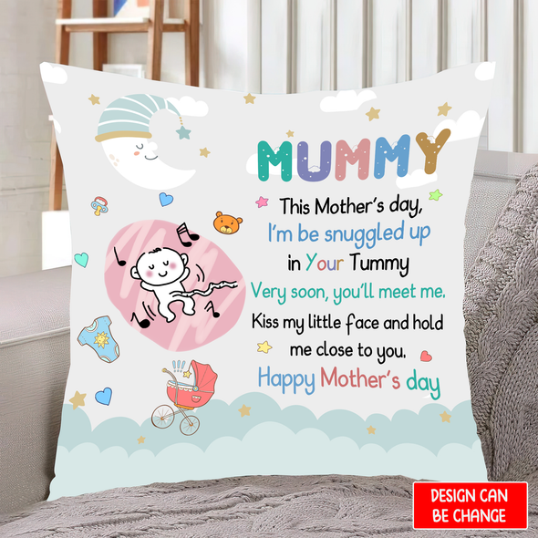 Personalized Gift For Future Mummy Very Soon, You Will Meet Me Pillow - NT - NN1602225