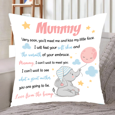 Gift For Future Mum Very Soon, You'll Meet Me And Kiss My Little Face Pillow - NT - NN2102221